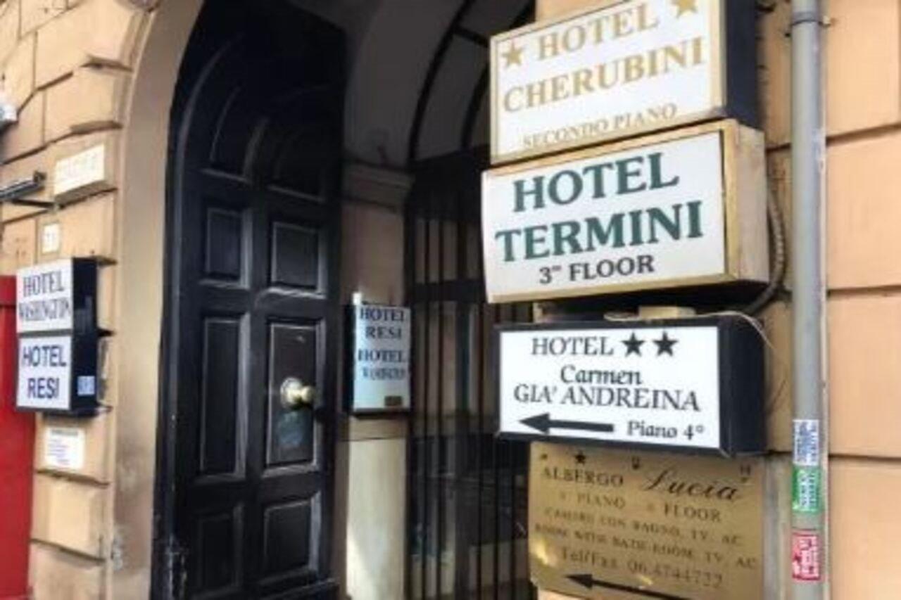 Hotel Cherubini Rom Exteriör bild